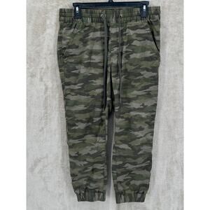 Levis Pants Womens Small Green‎ Camo Jet Set Taper Joggers Cotton Stretch Street